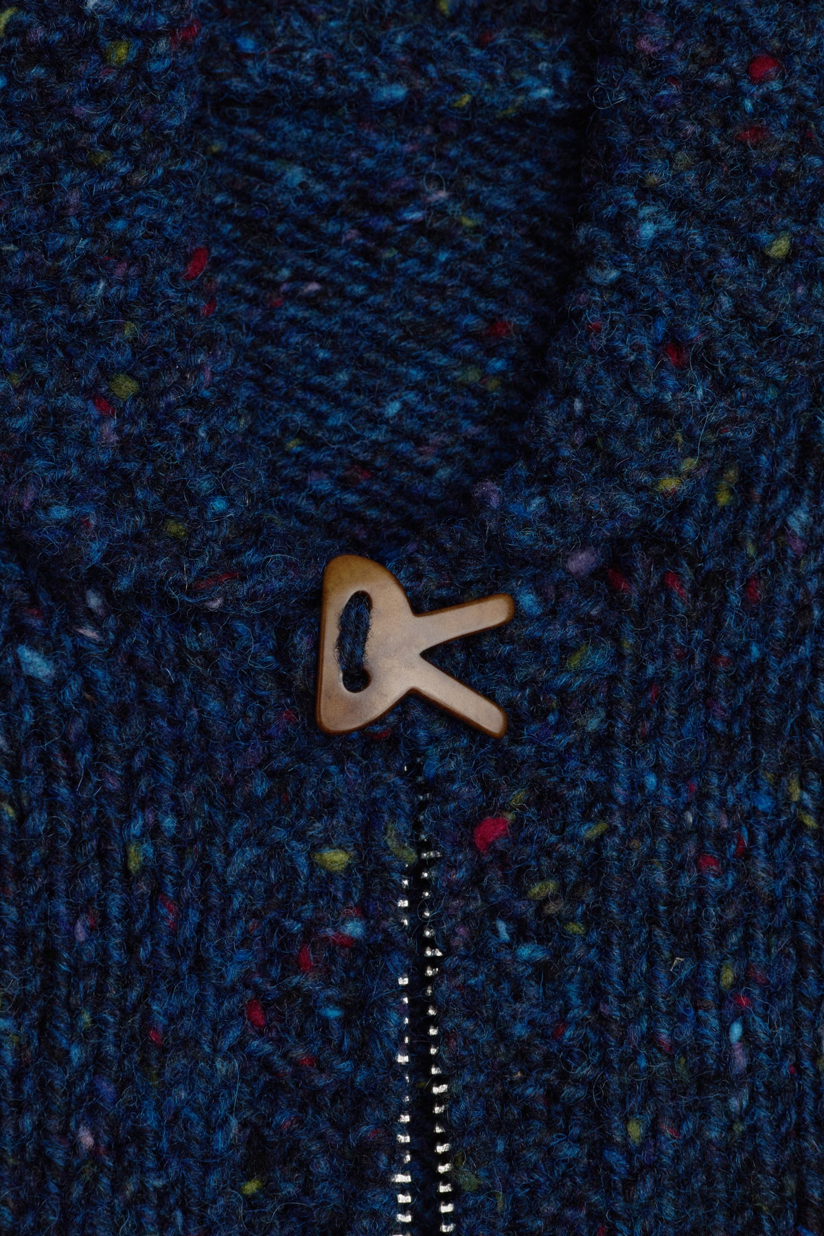 Kilcarra Wool Cardigan, Midnight Tweed, image 5 of 8