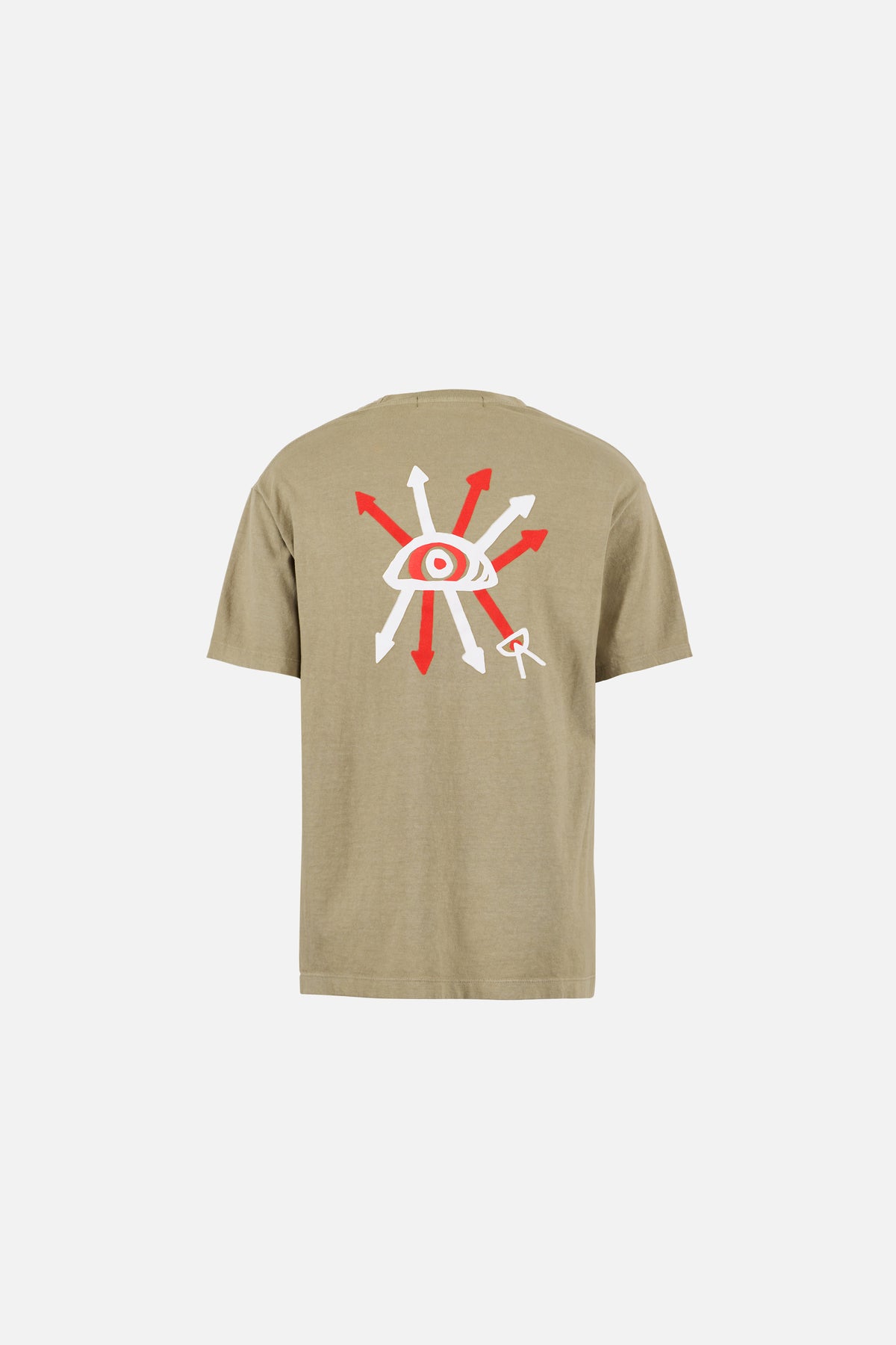 California Cotton Tee, Arrow Eye Warm Grey, 이미지 2/3