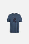 California Cotton Tee, Runners Warm Blue