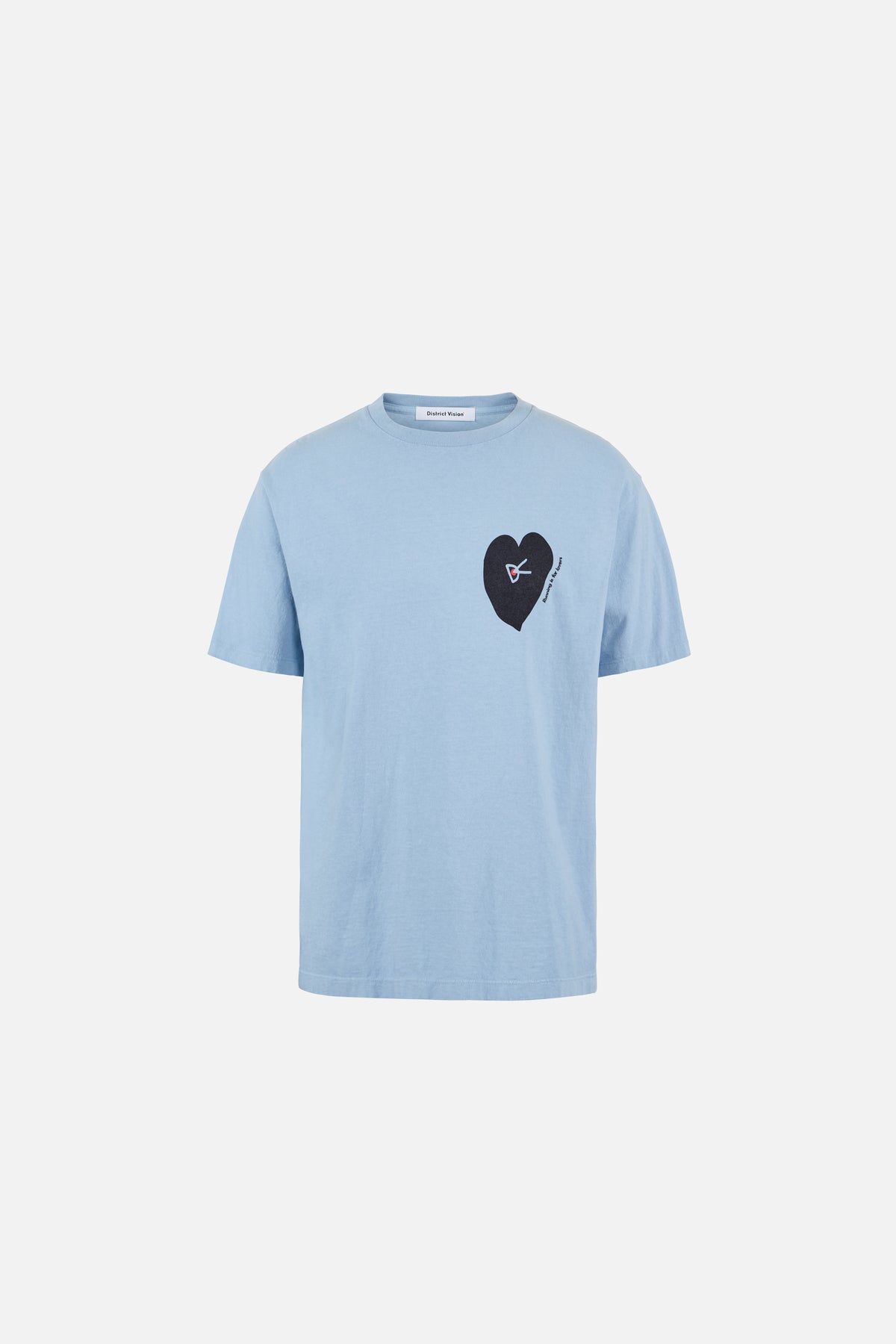 California Cotton Tee, Run in Love Light Blue, 이미지 1/3