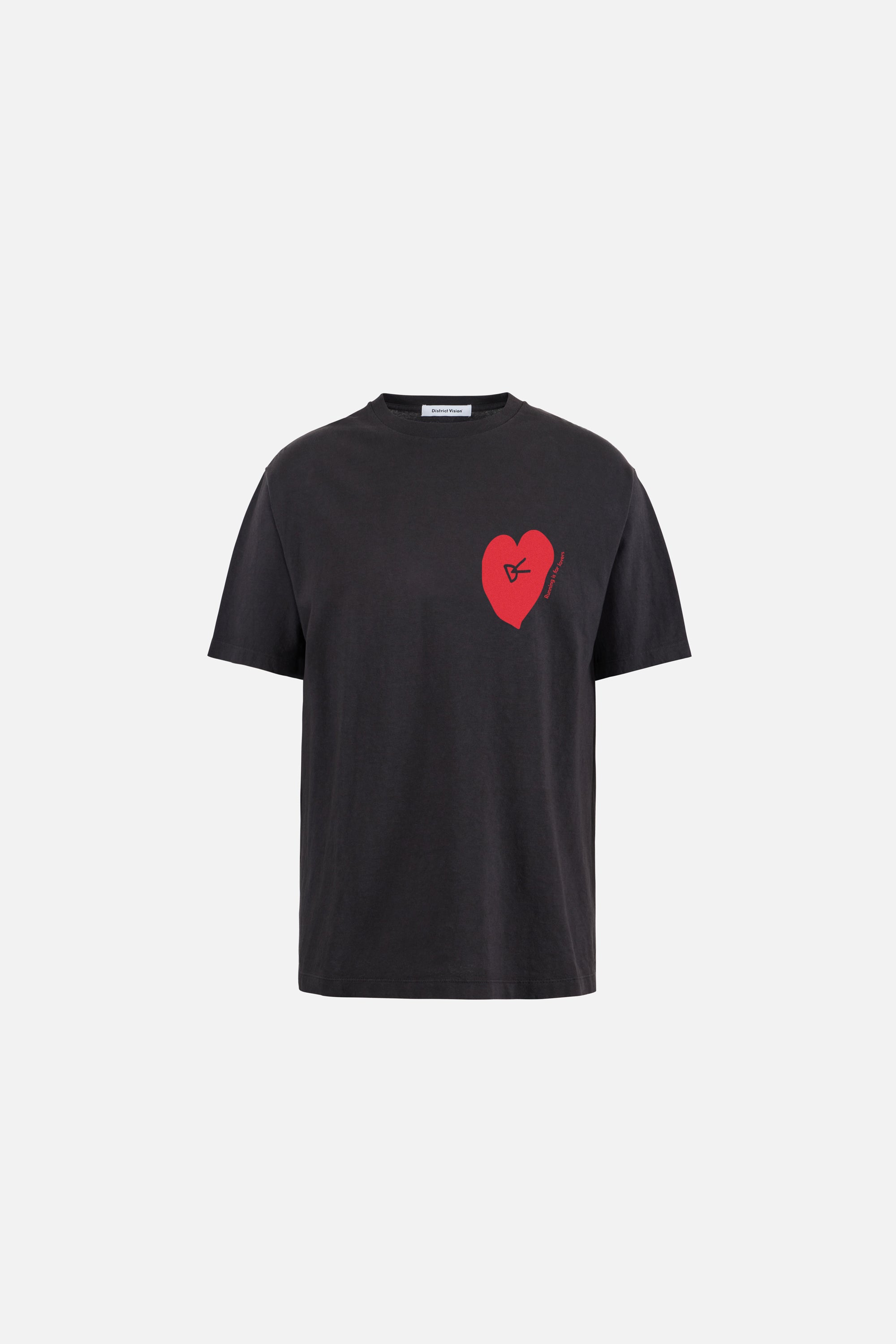 California Cotton Tee, Run in Love Vintage Black – District Vision