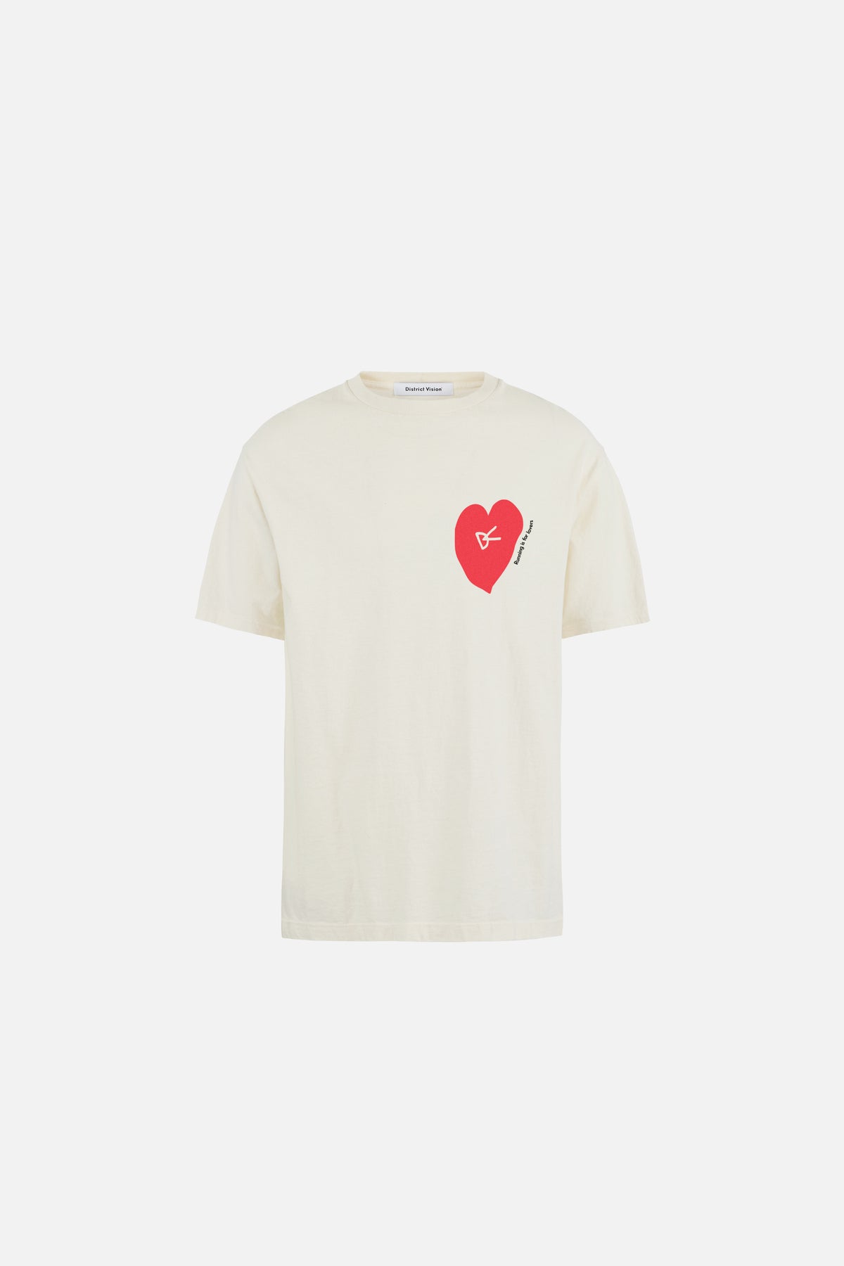 California Cotton Tee, Run in Love Vintage White, 이미지 1/3