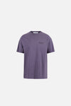California Cotton Tee, Track Club Vintage Plum