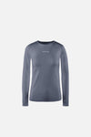 Aloe Long Sleeve Fitted Tee, Marine