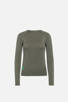Ultralight Aloe Long Sleeve Fitted Tee, Oyster