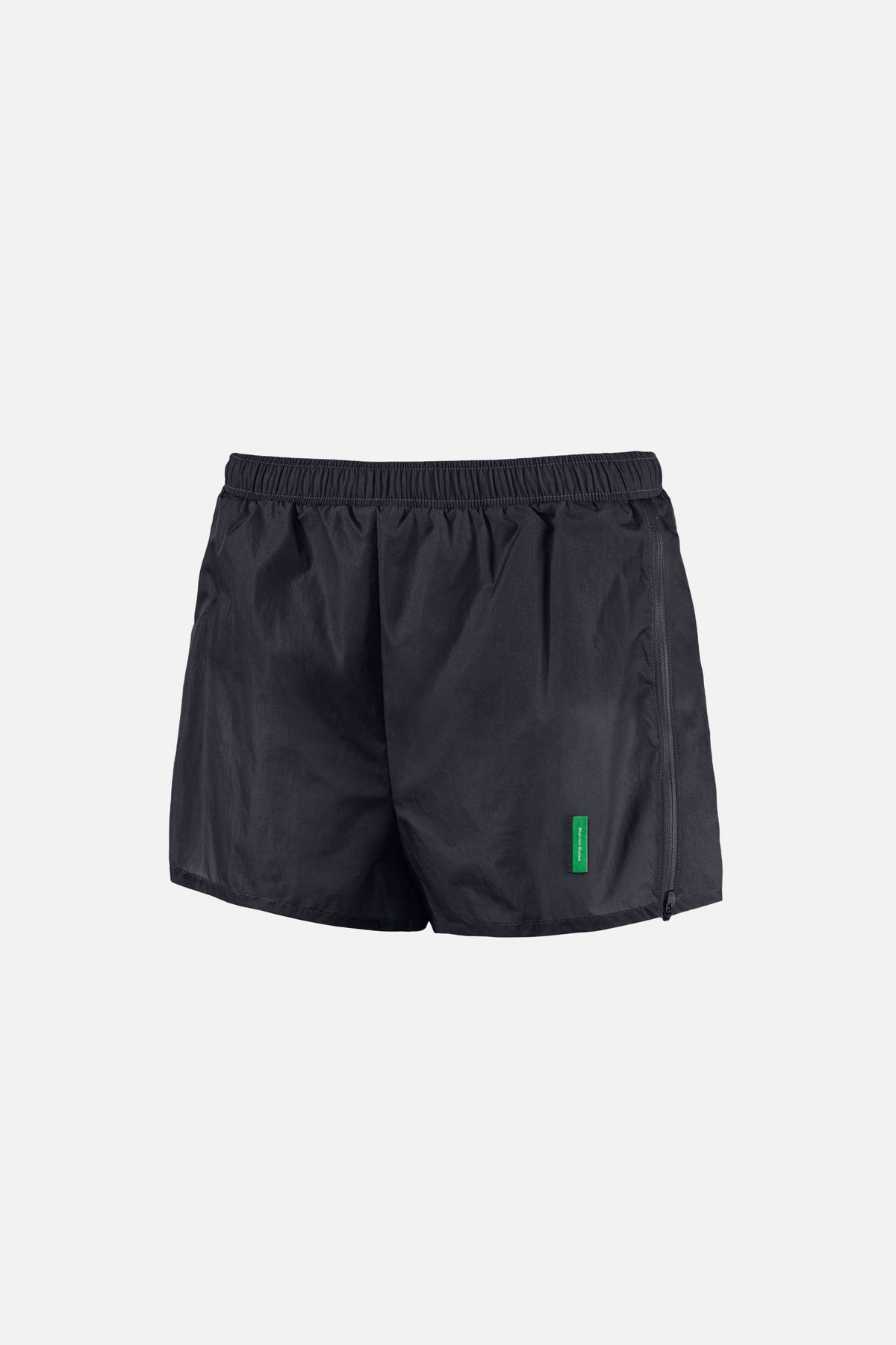 Ultralight Nylon Zippered Shorts, Obsidian, 이미지 1/3