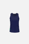 Fitted Training Tank Top, Indigo