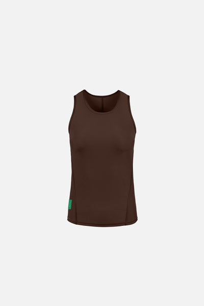 Fitted Training Tank Top, Umber – District Vision