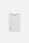 Fitted Muscle Tank, Off White