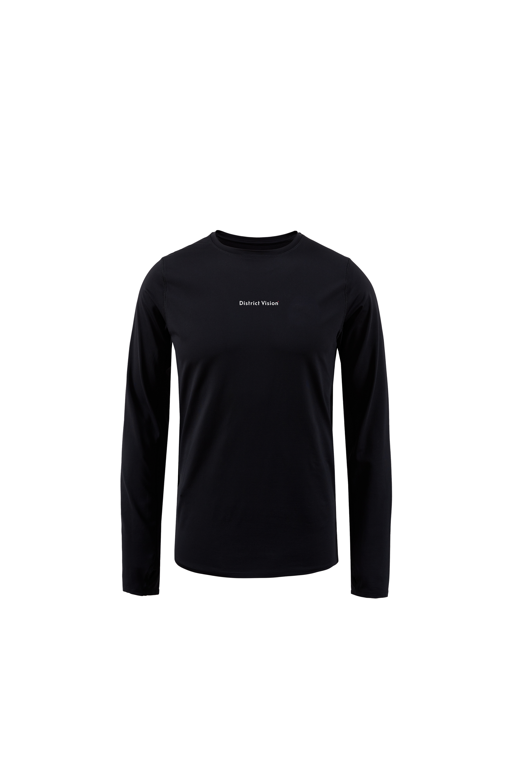 Tシャツ・カットソー WOOALONG Flor logo long sleeve BLACK lt_21fw_001bk HANIKE M/L