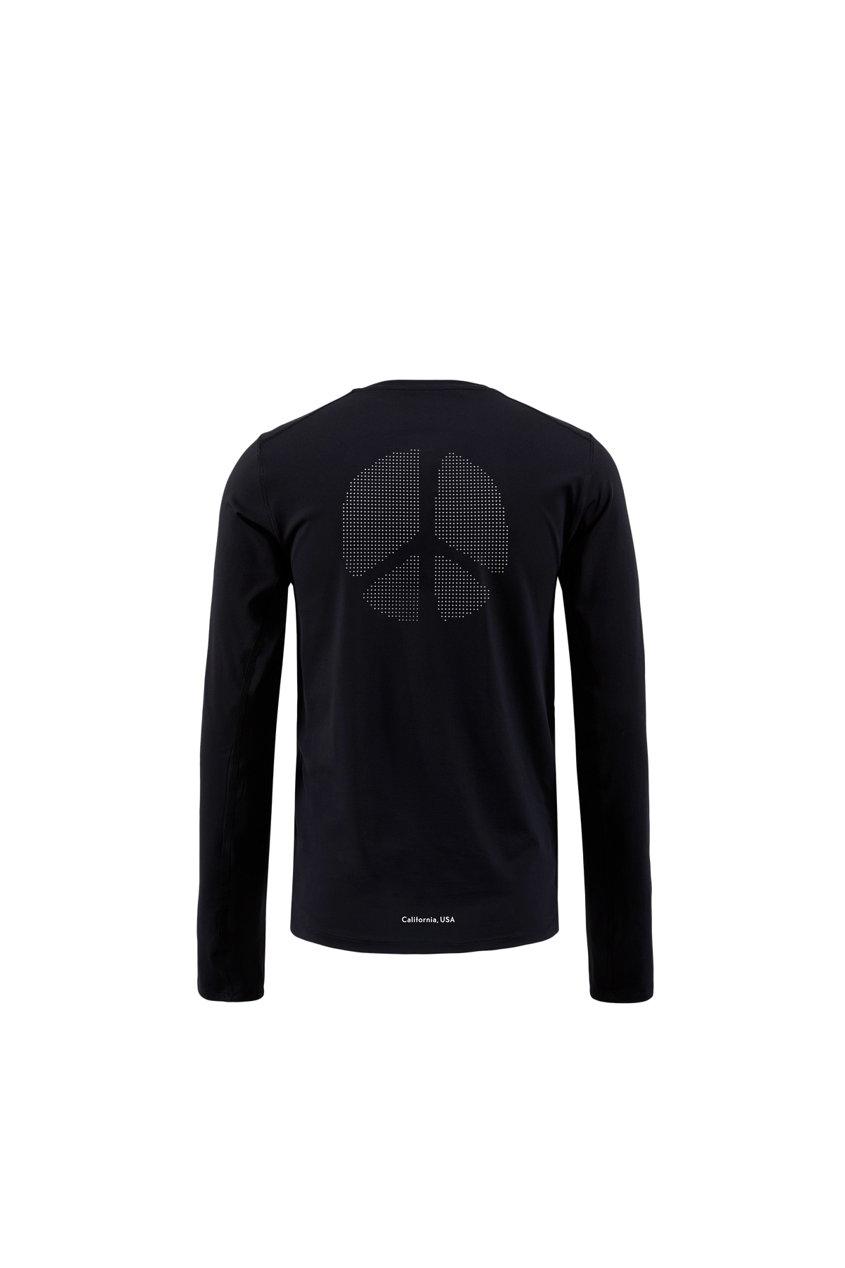 Ultralight Aloe Long Sleeve Tee, Black Wordmark, 이미지 2/4