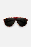 Yukari Windshield Ghiaia Glossy Tortoise, D+ Mineral Glass